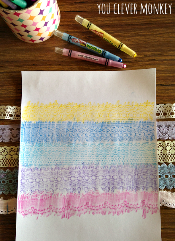 Easy Paper Easter Art Idea - using a simple technique that can be easily recreated at home or in the classroom | you clever monkey Easy Paper Easter Art Idea - using a simple technique that can be easily recreated at home or in the classroom | you clever monkey