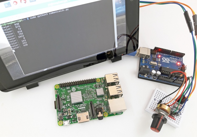 Comunicação Arduino e Raspberry Pi usando I2C Comunicação Arduino e Raspberry Pi usando I2C