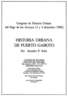 HISTORIA URBANA DE PUERTO GABOTO