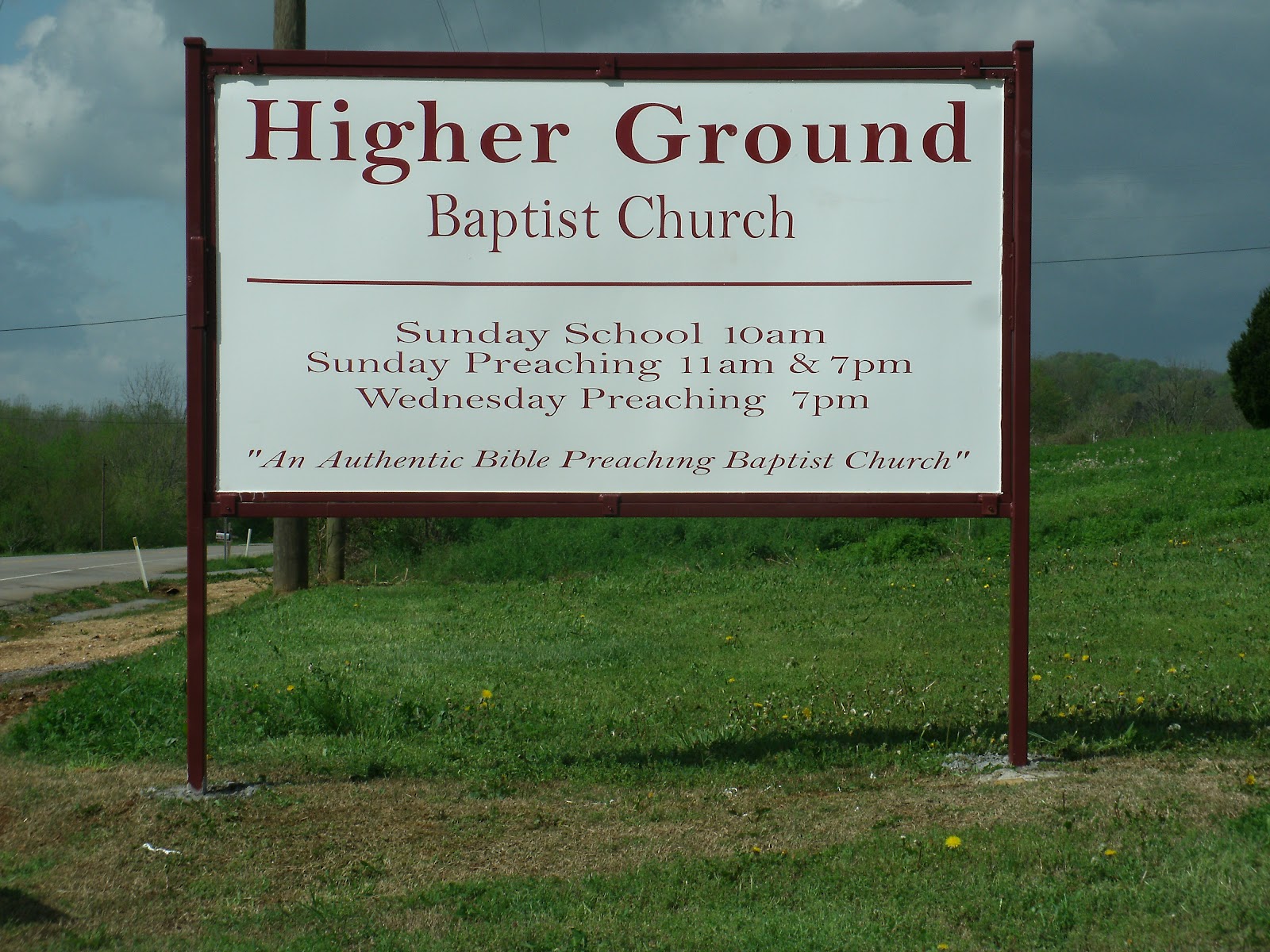 Higher Ground Baptist Church of Rutledge, Tennessee Directions