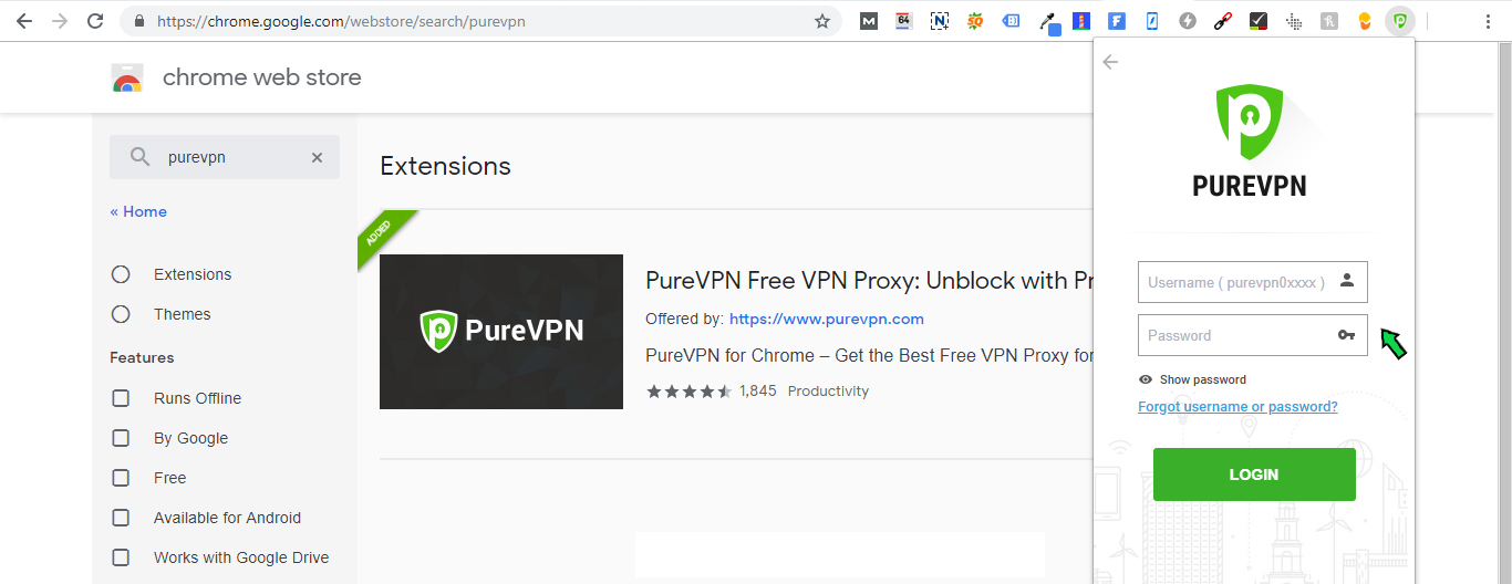 purevpn app servers not working