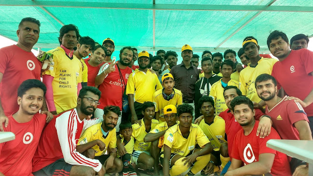 Slum children teach Corporate bigwigs a trick or two in Soccer Tournament with a difference Slum children teach Corporate bigwigs a trick or two in Soccer Tournament with a difference