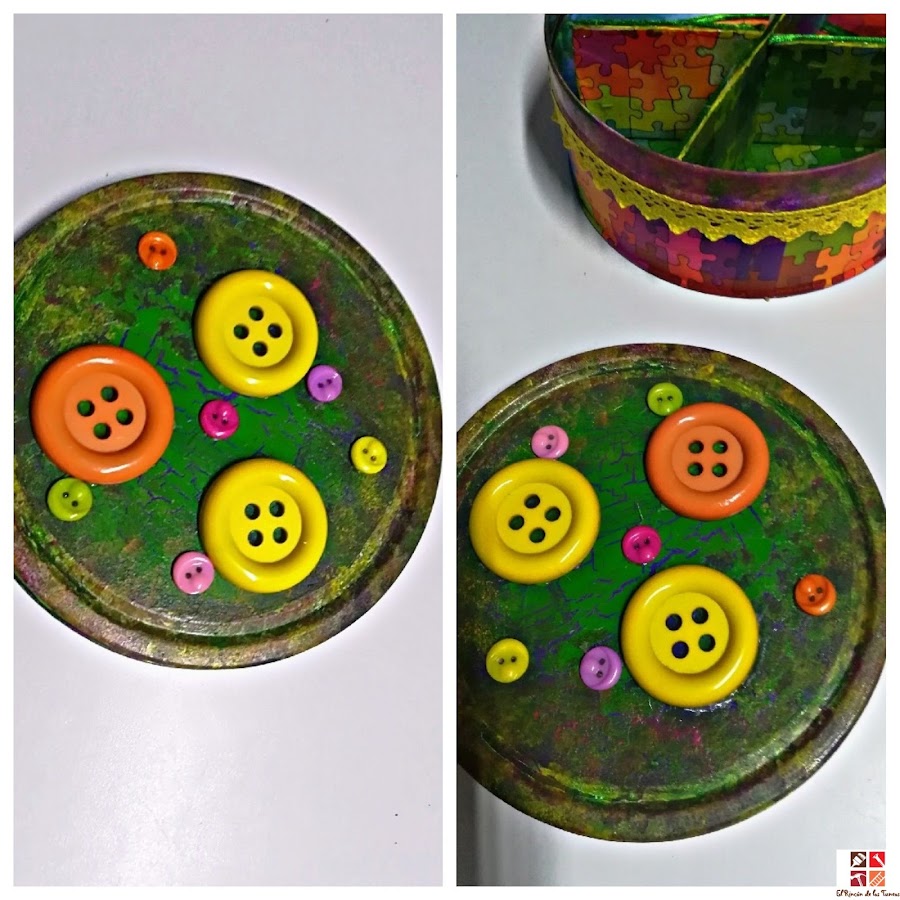 tunear una lata de galletas