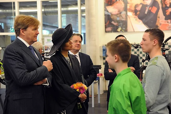 King Willem Alexander  of The Netherlands and Queen Maxima  of The Netherlands visit the province of West-Brabant