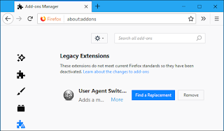 Legacy Extensions Firefox