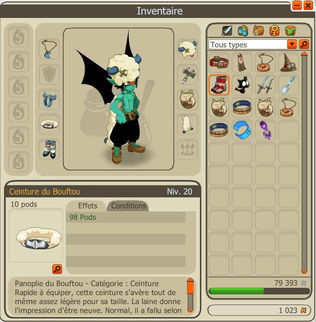 Team dofus 4 Personnages ) Commençement de ma team de 4 personnages.