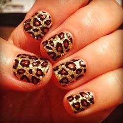 cheetah nail designs zebra
