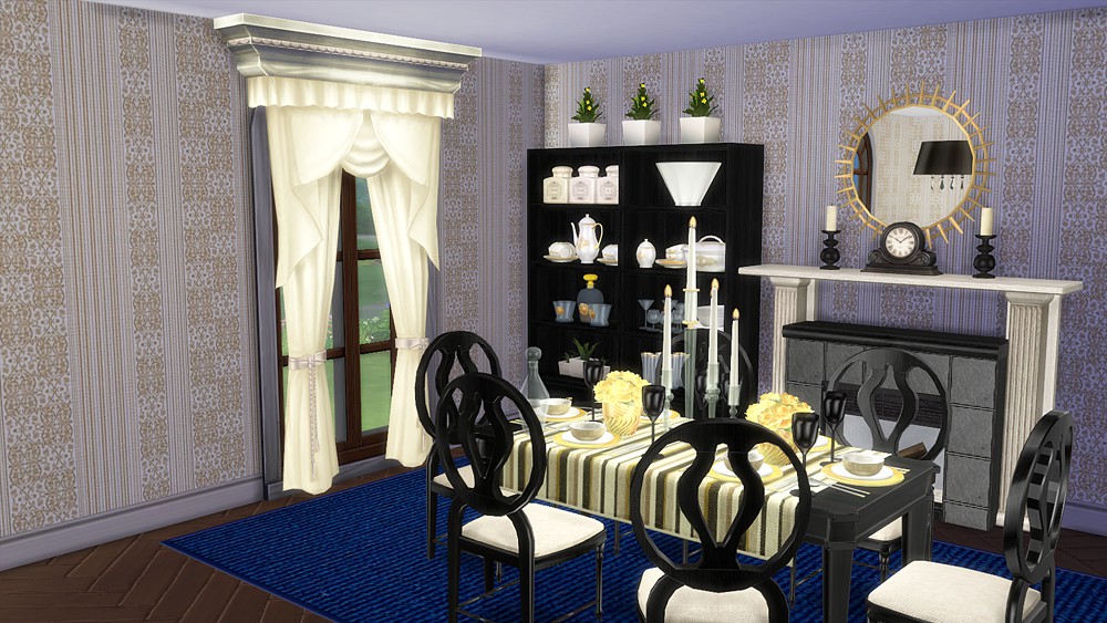 Corporation "SimsStroy" The Sims 4. Dining room sets "Festive reception"