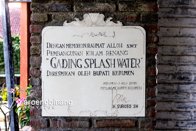 gading splash water kebumen