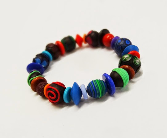 Ollivine Z Creations: Polymer clay bracelets