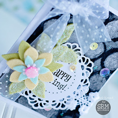 Card using Tim Holtz Distress Crayons and SRM Sticker. @SRM @TimHoltz Created by Michele Kovack