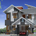 Modern sloping roof house in 2262 sq-ft