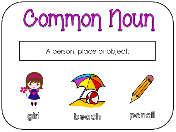 common nouns in living room