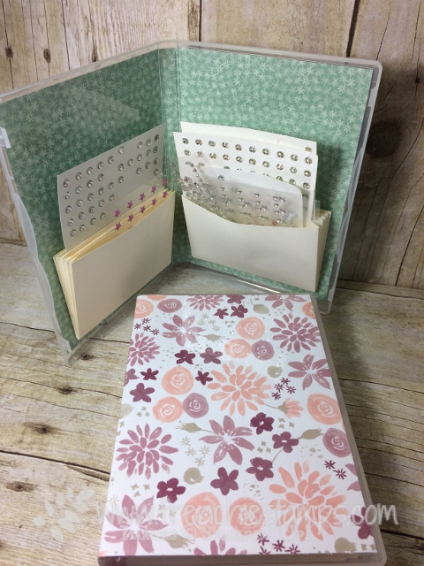 Clear case for Embellishment, Stampin'Up!