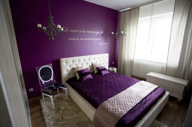 bedroom violet