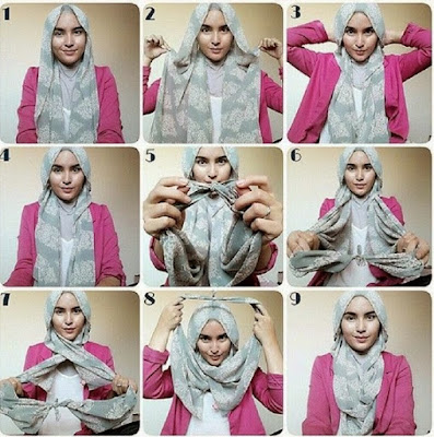 Cara Mudah Memakai Jilbab Pesta Simpel Modern