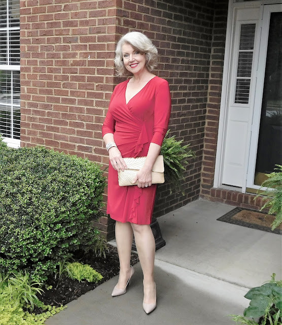 Fifty, not Frumpy Circle of Red Luncheon