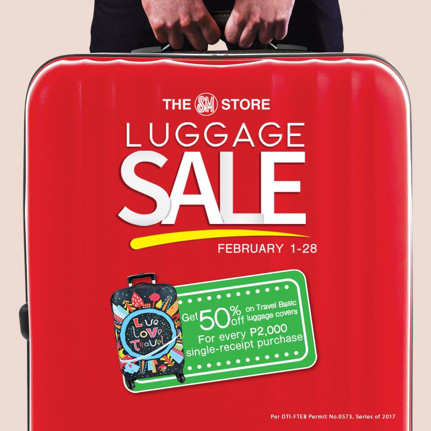 Manila Shopper SM Stores Luggage Sale February 2017