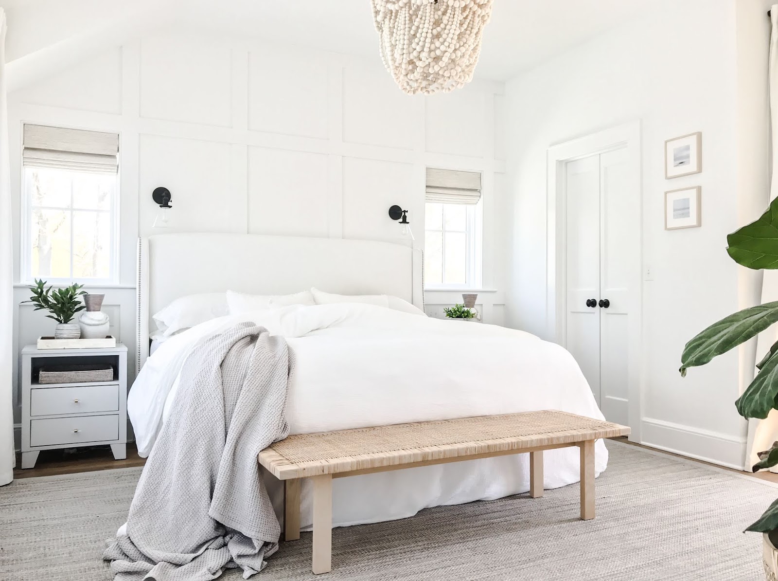 Design Sixty Five Master Bedroom Refresh White Linen Love
