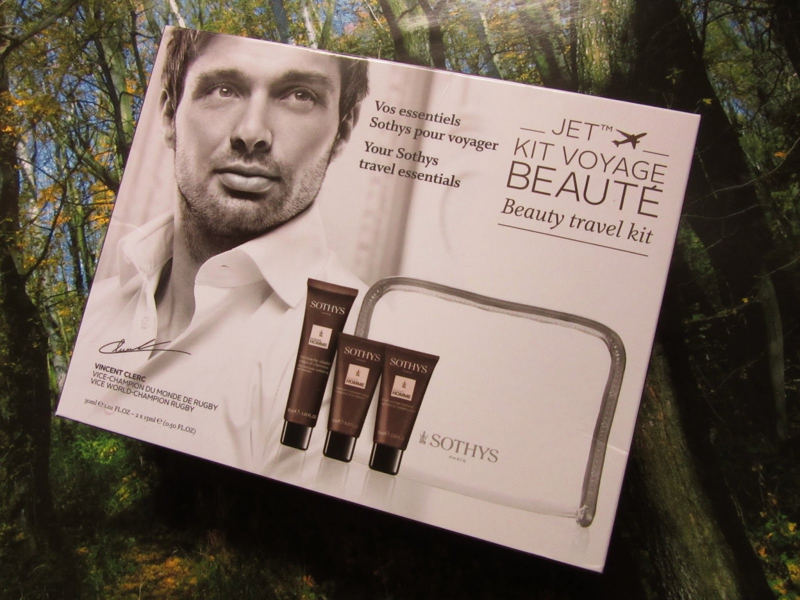 Sothys Paris Homme Beauty Travel Kit - cestovný set pre pánov