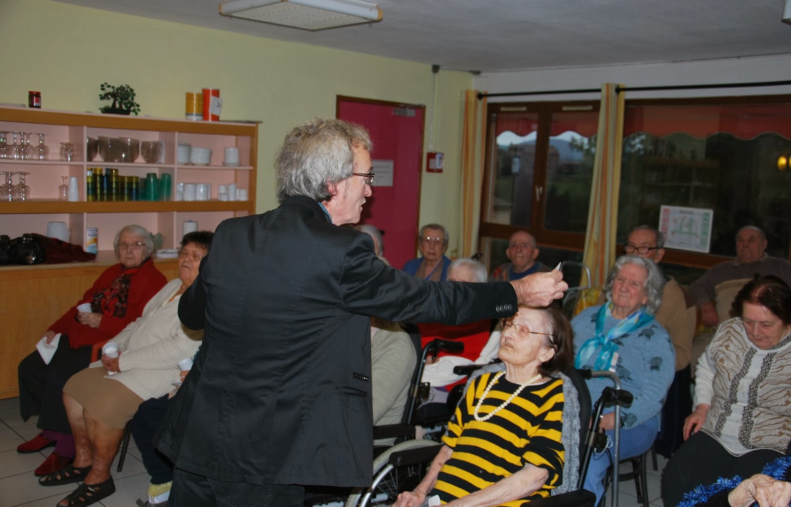 BARJAC 16 janvier 2014 Vœux à la Maison de Retraite | Edouard Chaulet