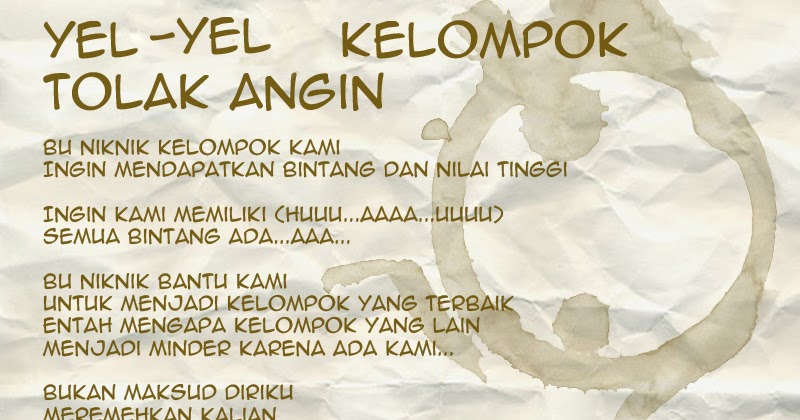 Contoh Yel Yel Kelompok 1 Blog Pendidikan