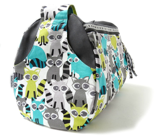 Zylindertasche, Seitenansicht