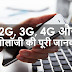 About 1G, 2G, 3G, 4G and 5G Technology in Hindi
