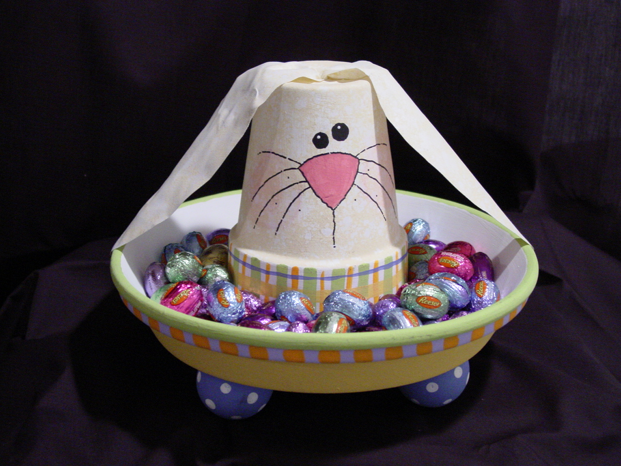 Beth Watson Design Studio RECYCLED EASTER BUNNY CANDY DISH