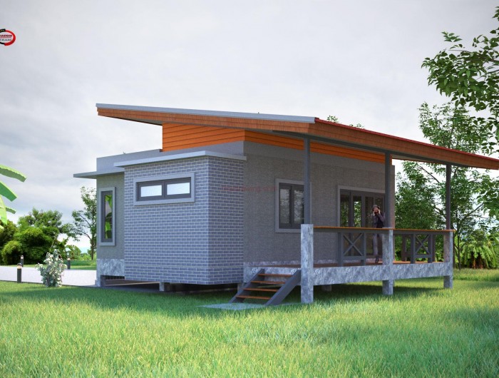 MyHousePlanShop: Modern Style Small House Plan Designed To ...
