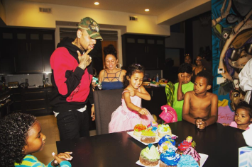 More photos from the 3rd birthday party of Chris Brown's daughter, Royalty