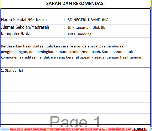 Penilaian Visitasi Akreditasi S-M 2014 Format Excel Penilaian Visitasi Akreditasi S-M 2014 Format Excel