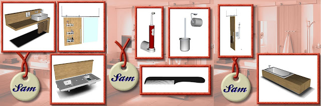 Sims Marktplatz: S3 Badezimmer "Sam"