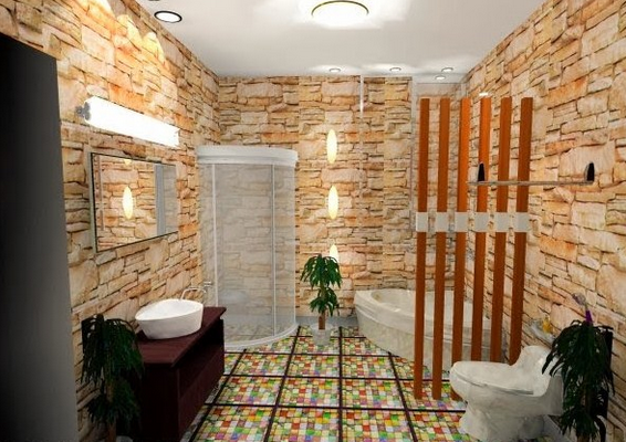 Motif Keramik Kamar Mandi Paling Bagus Terbaru motif keramik dinding kamar mandi