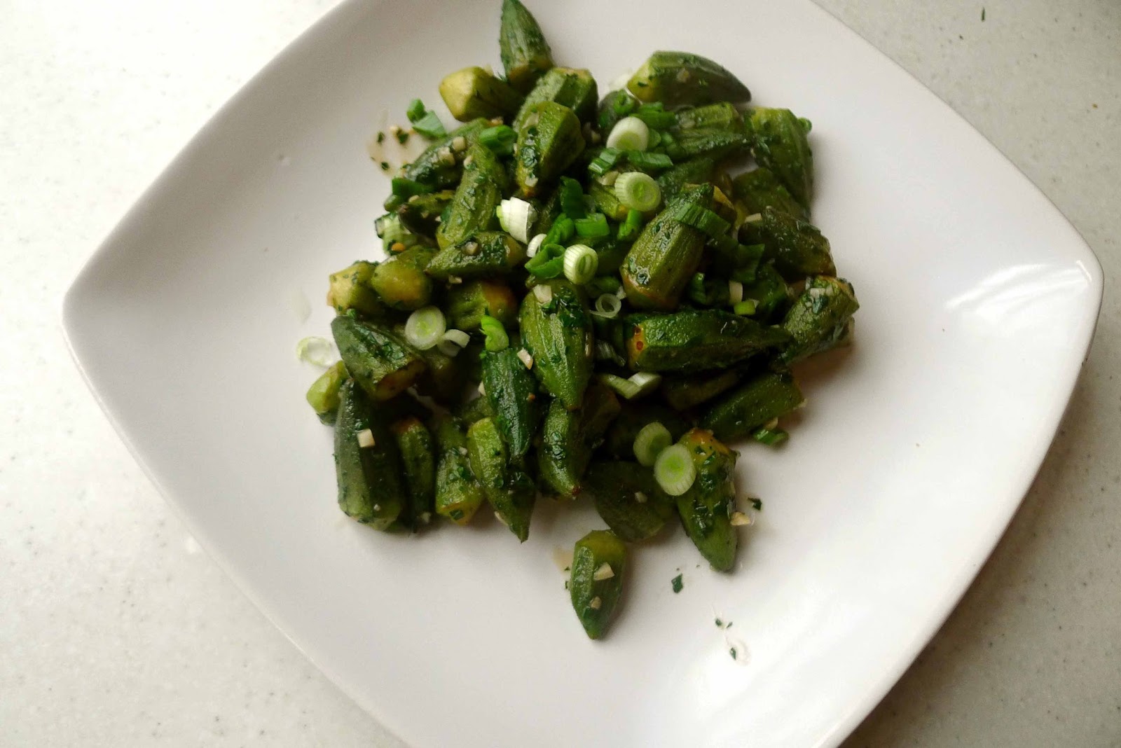 Happy Belly StirFried Okra with Oyster & Fish Sauce