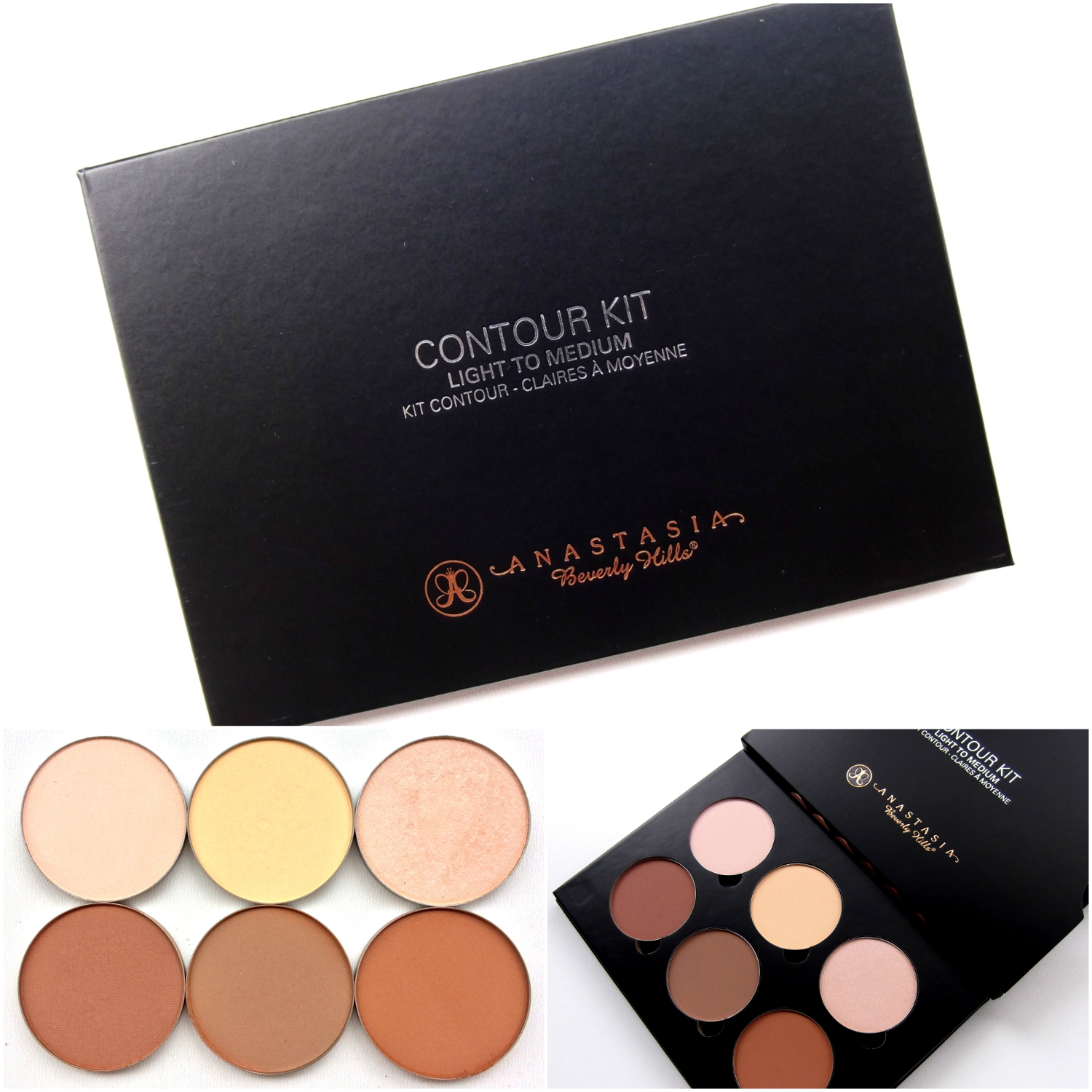 ANASTASIA BEVERLY HILLS The Original Contour Kit Review Swatches