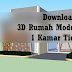 Download - 3D Rumah Modern 1 Kamar