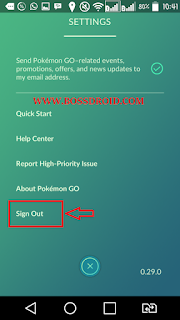 Cara Mudah Ganti Akun POKEMON Go di Android/IOS dan IOs