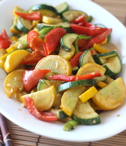 zucchini stir fry recipe with japanese seven spice