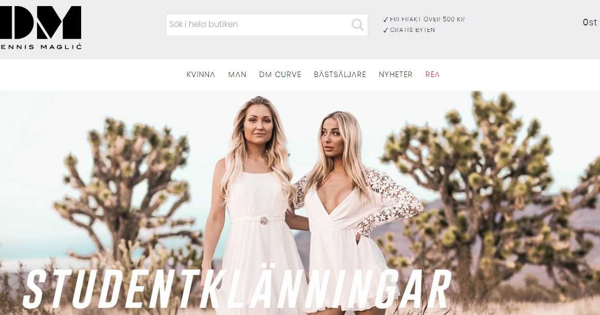 bästa klädbutikerna på nätet