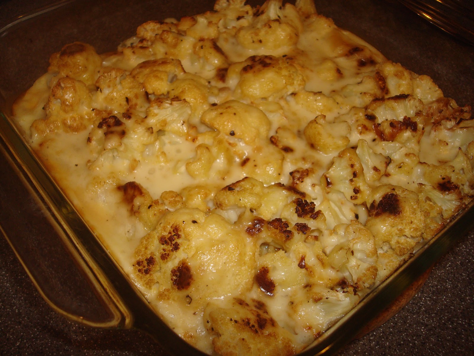 Breaking Bread Together! Cauliflower Au Gratin