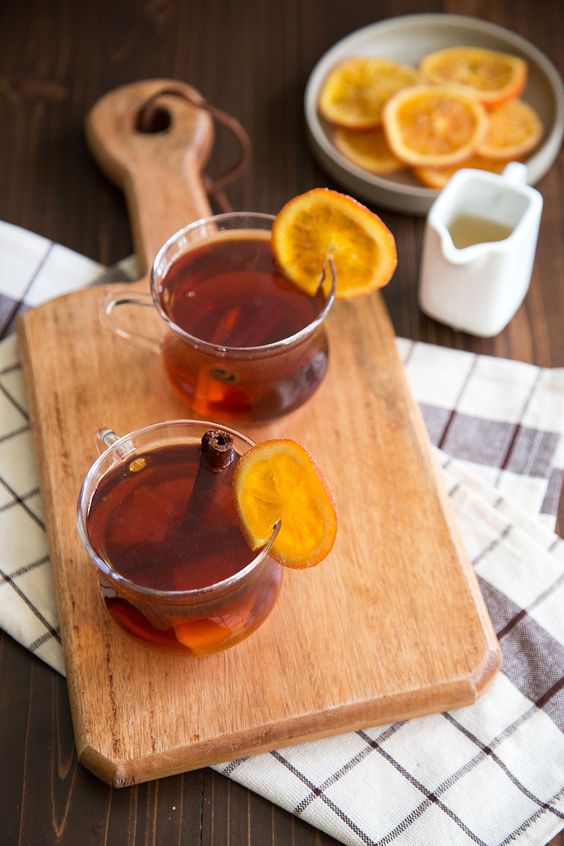Ginger Honey lemon and Cinnamon tea