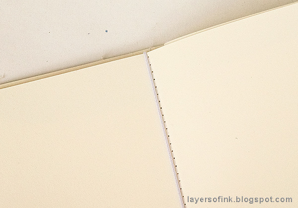 Layers of ink - Watercolor Meadow Notebook Tutorial by Anna-Karin Evaldsson.