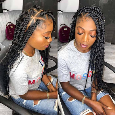 +26 Amazing Goddess Box Braids Hairstyles Ponytails Tutorials 2019 Goddess box braids are a very common hairstyle +26 Amazing Goddess Box Braids Hairstyles Ponytails Tutorials 2019