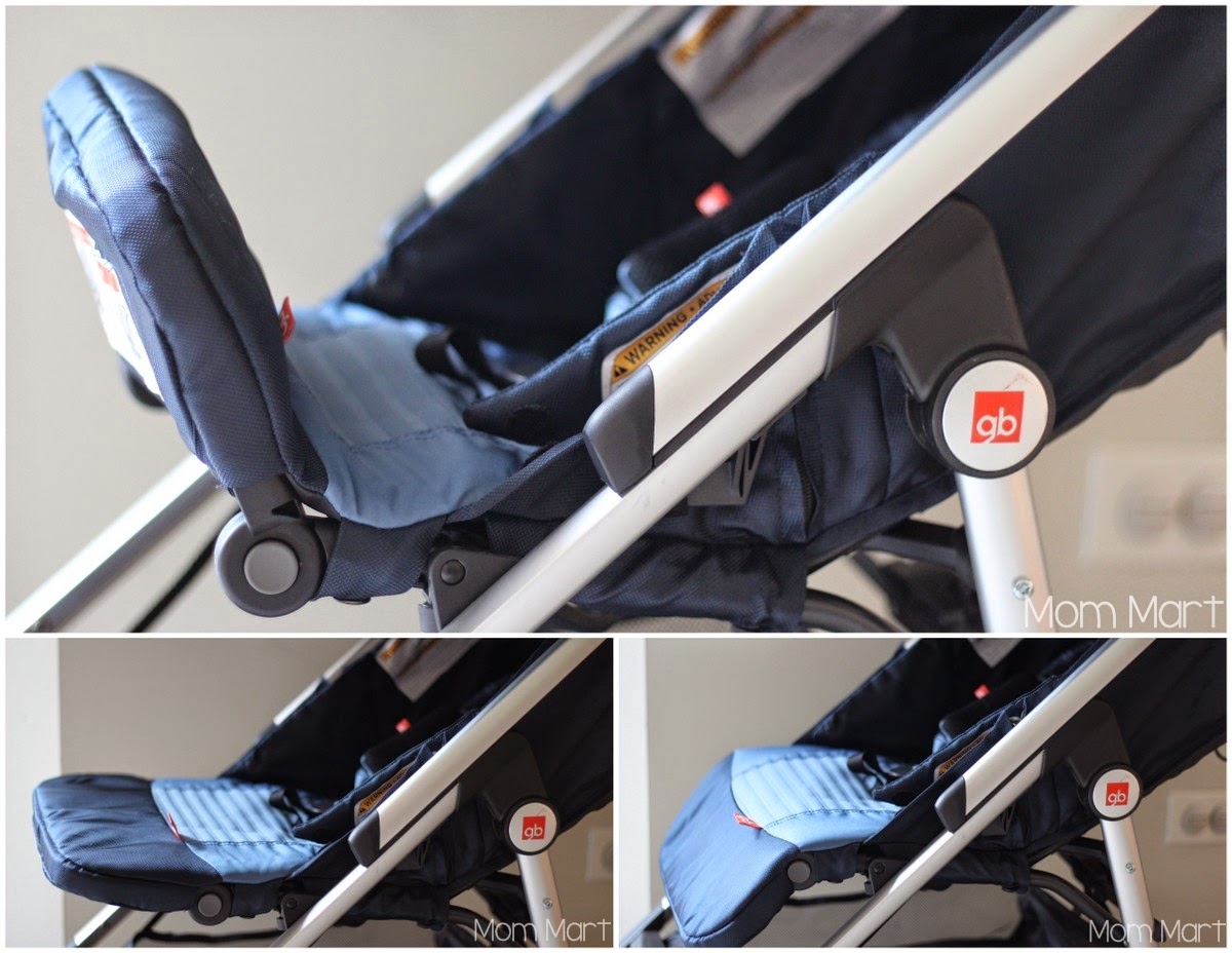 GB Child Zuzu Stroller Review adjustable foot rest
