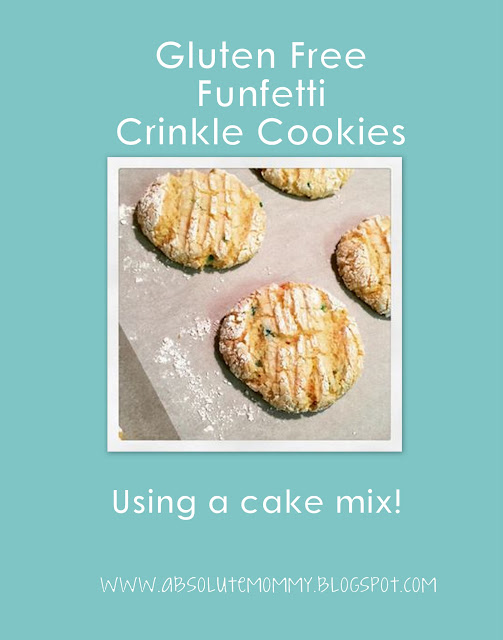 GD it's GFree {Cake Mix Crinkle Cookies}