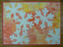 winter snowflake grade preschool class theme wonderland craft easy fun snowflakes sponge crafts january mrs idea wintry snow cool