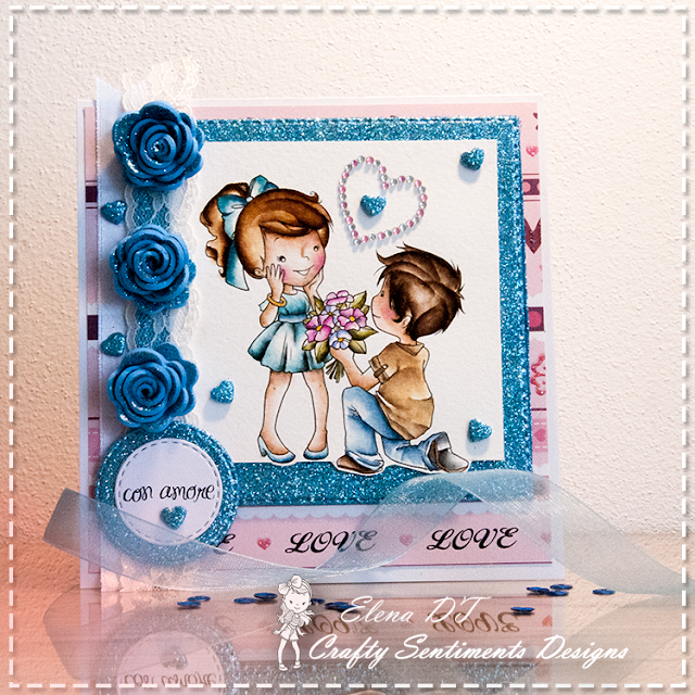 creativEle in WILL YOU x Crafty Sentiments Design new challenge, ADD a SENTIMENT at CSD with WILL YOU