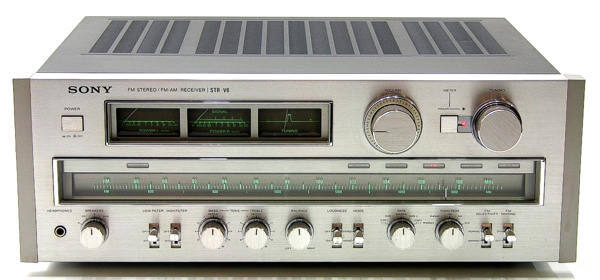 Golden Age Of Audio SONY STRV6 vintage receiver from the late 70'ties