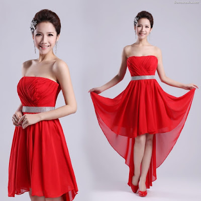 Vestidos de Damas de Honor Rojo Vestidos de Damas de Honor Rojo